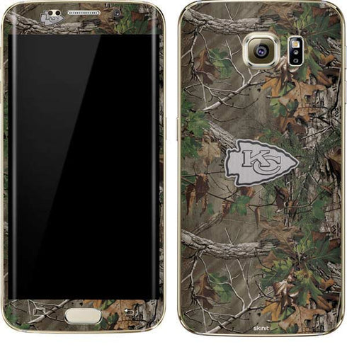 NFL Kansas City Chiefs Realtree Xtra Green Camo Galaxy S7 Edge Skin
